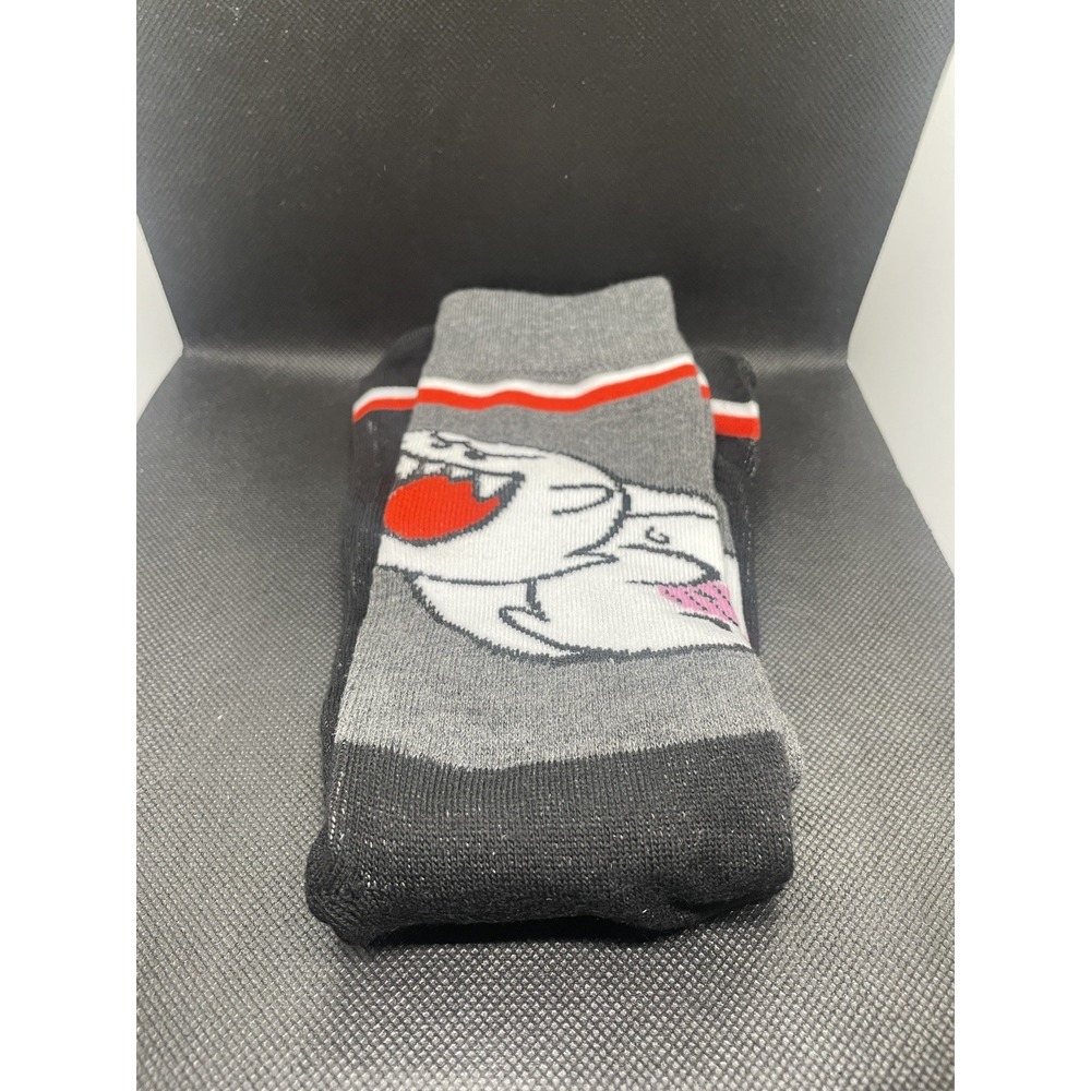 Boo Themed Super Mario Men's Crew Socks Size 8-112